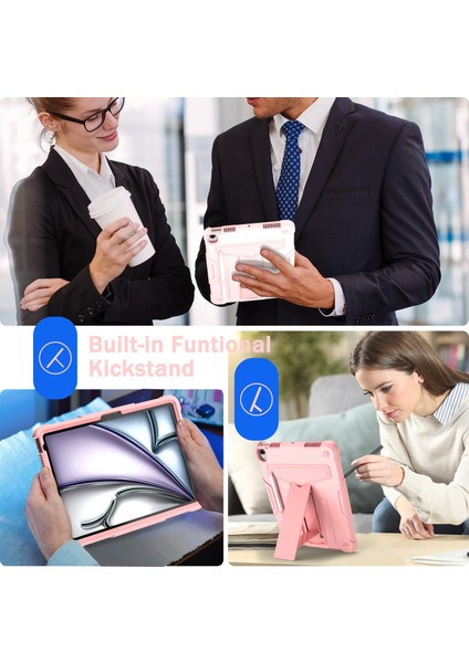 iPad Air 11 (2024) Pc Silikon Standı Koruyucu Tablet Kılıfı (Yurt Dışından) fırsatları