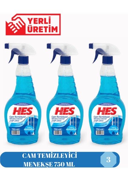 Cam Temizleyici Menekşe 750 ml 3 Adet