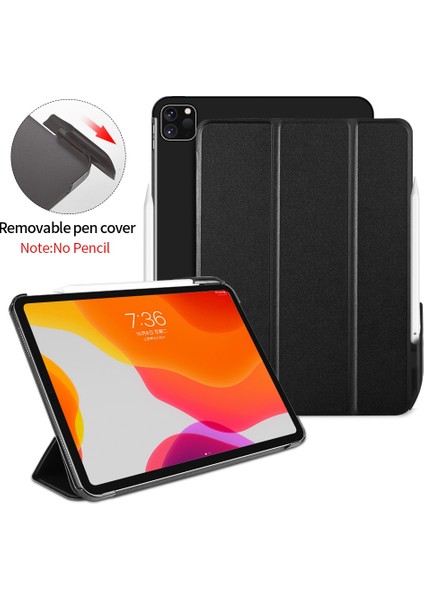 Üç Katlı Stand Pu Deri Akıllı iPad Air Çıkarılabilir Kalem (2020 2022) Tablet Kılıfı (Yurt Dışından) fiyatları