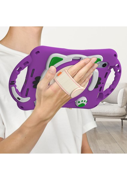 El Bandı Tamlı Silikon Sert Pc Koruyucu iPad Mini (2021) Döner Tekme Standlı Tablet Kılıfı (Yurt Dışından) indirimleri