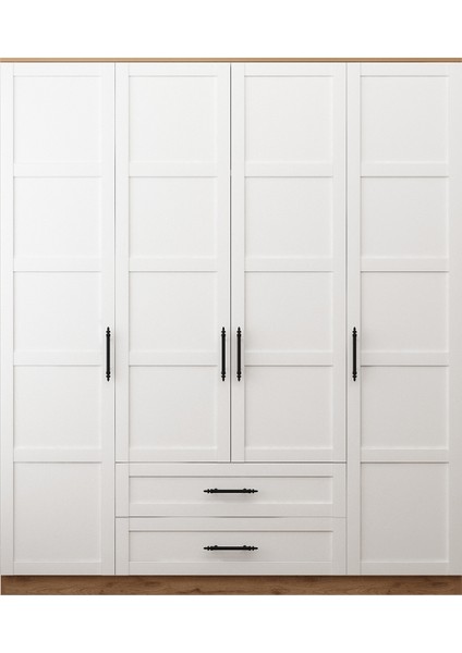 Mocca Sepet 4 Kapaklı Gardırop