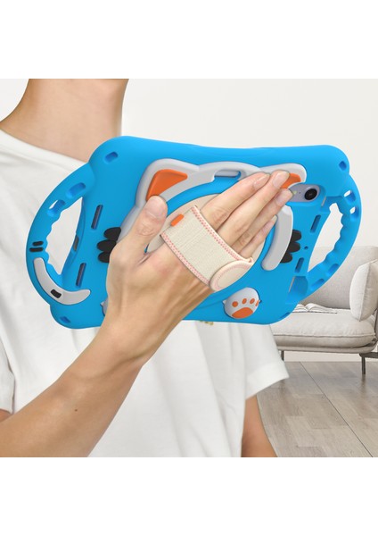 El Bandı Tamlı Silikon Sert Pc Koruyucu iPad Mini (2021) Döner Tekme Standlı turuncu Tablet Kılıfı (Yurt Dışından) indirimleri