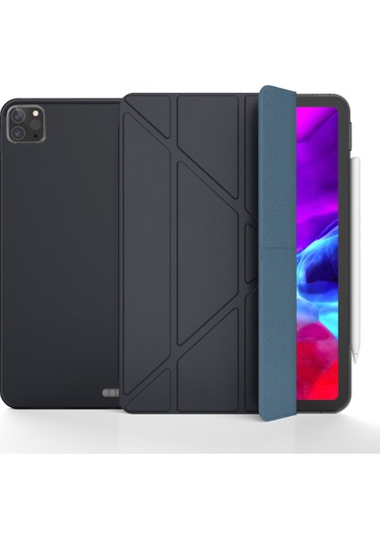 iPad Pro 12.9 Inç (2022 2021 2020 2018) Origami Standı Akıllı Tpu Deri Koruyucu Tablet Kılıfı (Yurt Dışından) indirimleri