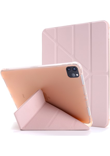Deforme Edilebilir Stand Deri Akıllı Koruyucu iPad Pro 12.9 (2022 2021 2020 2018) Tablet Kılıfı (Yurt Dışından)