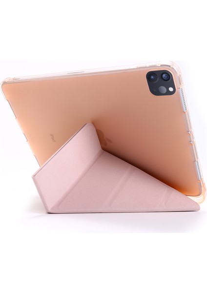 Deforme Edilebilir Stand Deri Akıllı Koruyucu iPad Pro 12.9 (2022 2021 2020 2018) Tablet Kılıfı (Yurt Dışından)