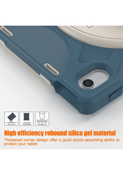 Ipad 10.9 (2022) Standı Pc Silikon 360 Derece Döndürme El Kayışı Sağlam Koruyucu Peygamber Çiçeği Tablet Kılıfı (Yurt Dışından) modelleri