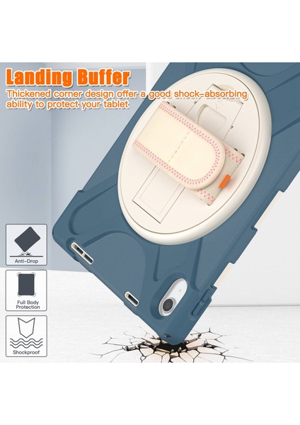 Ipad 10.9 (2022) Standı Pc Silikon 360 Derece Döndürme El Kayışı Sağlam Koruyucu Peygamber Çiçeği Tablet Kılıfı (Yurt Dışından) fırsatları