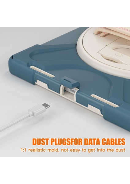 Ipad 10.9 (2022) Standı Pc Silikon 360 Derece Döndürme El Kayışı Sağlam Koruyucu Peygamber Çiçeği Tablet Kılıfı (Yurt Dışından) indirimleri