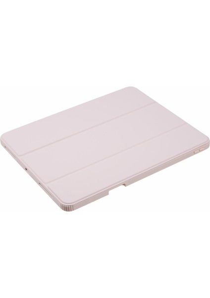 iPad Air 13 (2024) Deri Kalem Tutuculu Üç Katlı Stand Tablet Kılıfı (Yurt Dışından)
