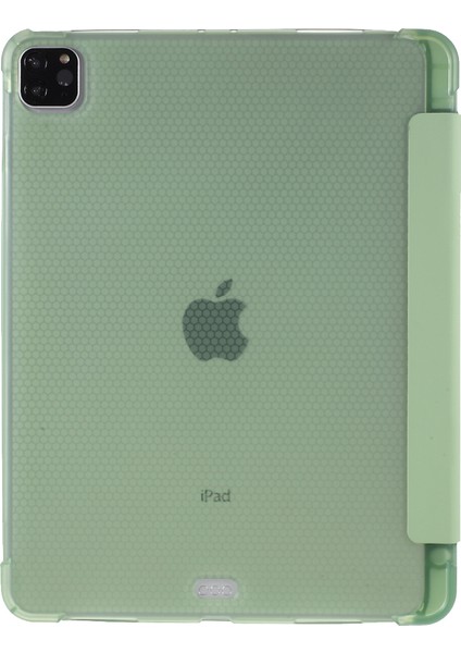 iPad Pro 11 Inç (2021 2020 2022) Kalem Yuvalı Üç Katlı Stand Akıllı Deri Tablet Kılıfı (Yurt Dışından)
