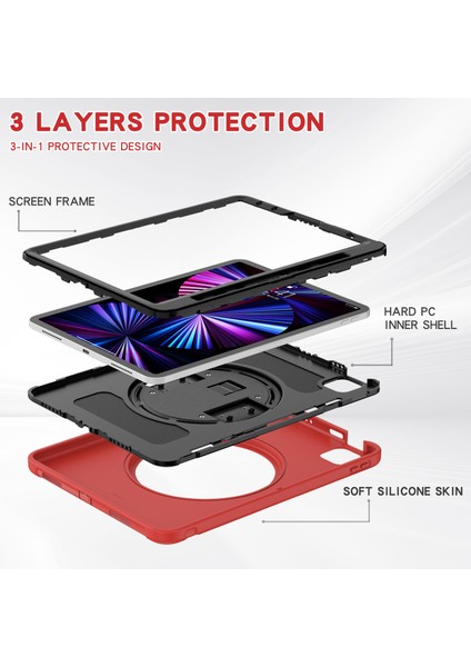 El Kayışı Pc Silikon Air 11 (2024) AIR (2020 2022) Standı Tablet Kılıfı (Yurt Dışından) fiyatları