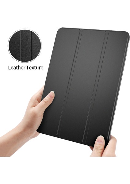 iPad Pro 11 Inç (2021 2020 2022) Kalem Yuvalı Üç Katlı Standlı Akıllı Deri Tablet Kılıfı (Yurt Dışından) modelleri