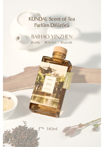 Parfüm Difüzörü Çay Serisi  Diffuser Tea Edition 140 ml Baihao Yinzhen