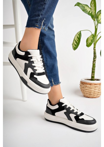 Siyah Kadın Sneaker Günlük Ayakkabı modelleri