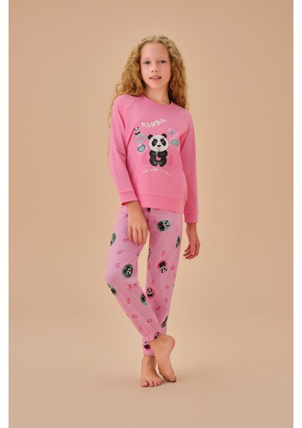 Panda Çocuk Pijama Takımı