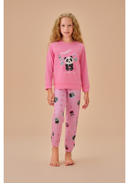 Panda Çocuk Pijama Takımı