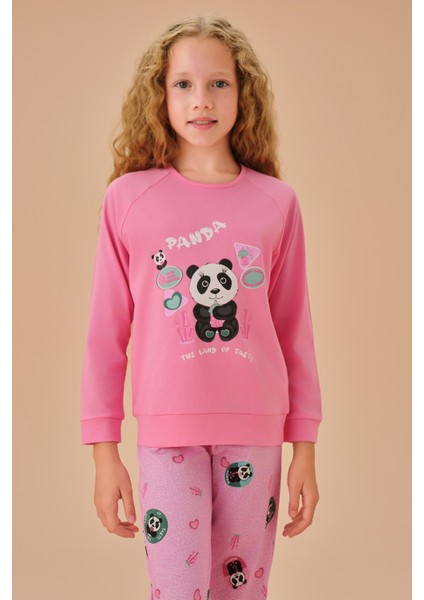 Panda Çocuk Pijama Takımı