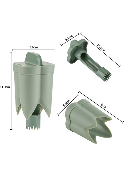 2'si 1 Arada Biber Tohumu Çıkarıcı, Acı Biber Tohumu Çıkarıcı Acı Biber Tohumu Çıkarıcı Meyve Sebze Için Sebze Üstlerini Dilimleme (Yurt Dışından)