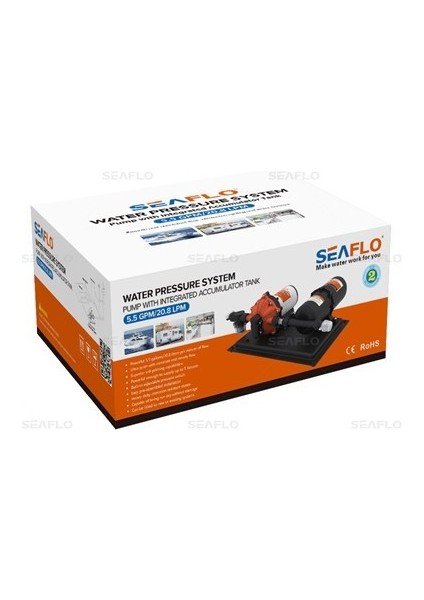 Tanklı Hidrofor 24 V 20.8 Lt 1.00 Lt Tank