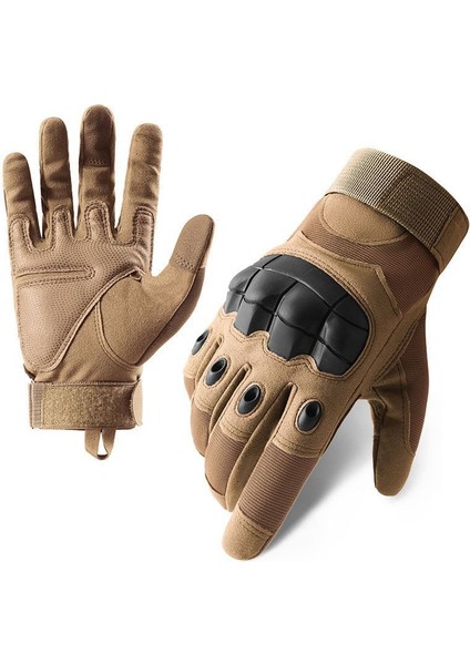 Motorcular ve Taktik Kullanıcılar Için Kış Koruyucu Eldivenler Haki ZS-002 (Yurt Dışından)