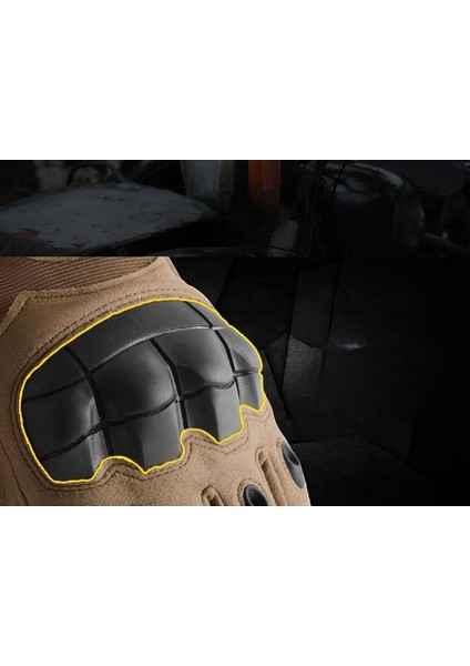 Motorcular ve Taktik Kullanıcılar Için Kış Koruyucu Eldivenler Haki ZS-002 (Yurt Dışından) modelleri