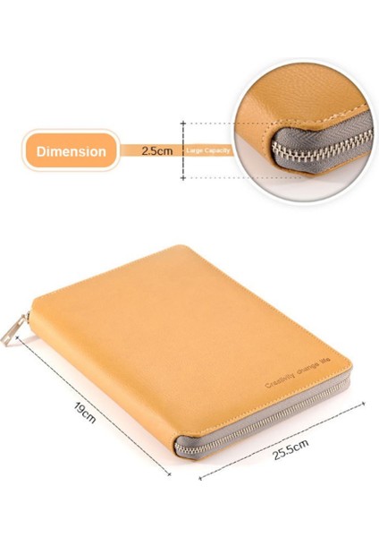 Fermuarlı Padfolio Klas Iş Öyü Not Defteri (Yurt Dışından) indirimleri