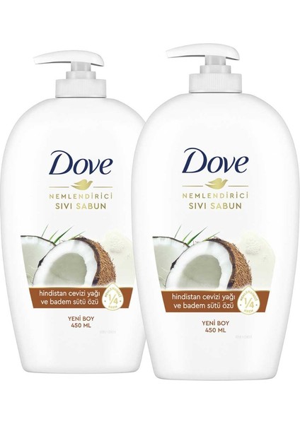 Nemlendirici Sıvı Sabun Hindistan Cevizi Yağı ve Badem Sütü Özü 450 ml X3 fiyatları