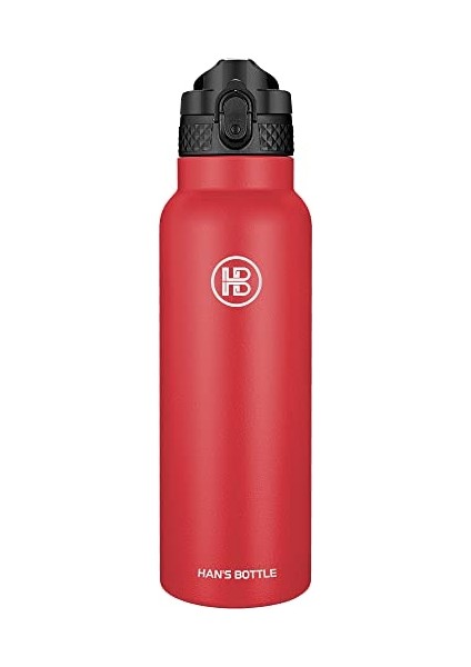Çocuklar, Kızlar, Erkekler, Yalıtımlı Bardak 17 Oz Için Hasır Kapaklı Yalıtımlı Paslanmaz Çelik Yeniden Kullanılabilir Bardak ile Çocuk Su Şişesi (Yurt Dışından)
