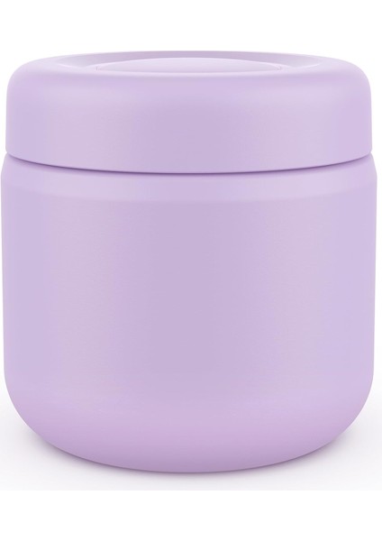 Çocuk Yalıtımlı Mama Kavanozu - 13.5 Oz Çocuk Yalıtımlı Paslanmaz Çelik Öğle Yemeği Kabı Geniş Ağızlı Sızdırmaz Kapak Kızların Mührü (Şeker Rengi) (Yurt Dışından)