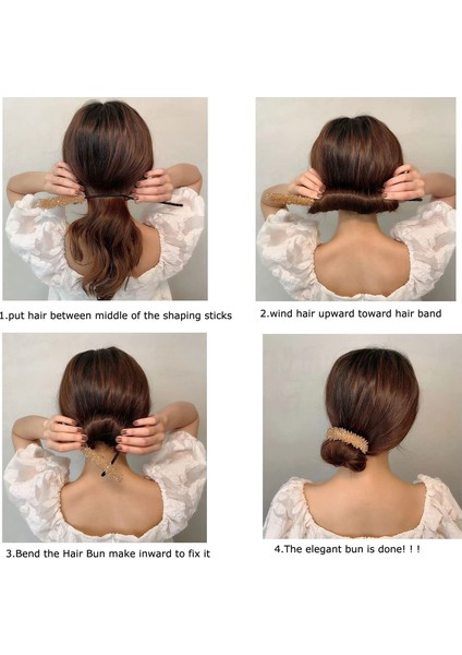 Hair Bun Maker 6 Pieces Flower Light Hair Bun Maker Magic Donut Chinese Hair Twist Bun Hair Accessories For Girls Hair (6 Pieces Mixed Color Set 1) (Yurt Dışından) modelleri