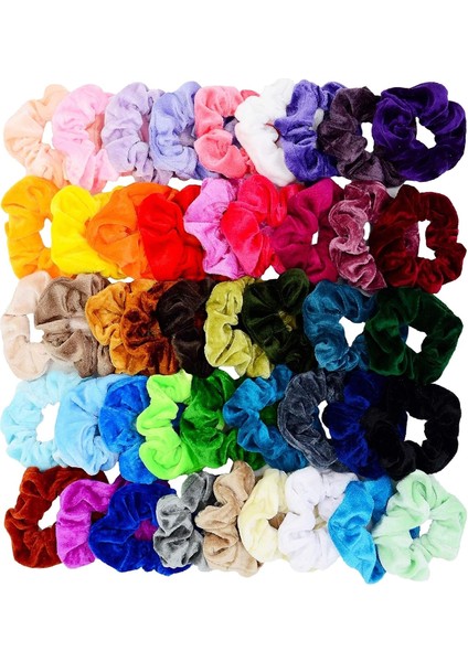 45PCS Headbands Velvet Elastic Headbands Women Girls Hair Accessories- Great Gift For Festival (Yurt Dışından)