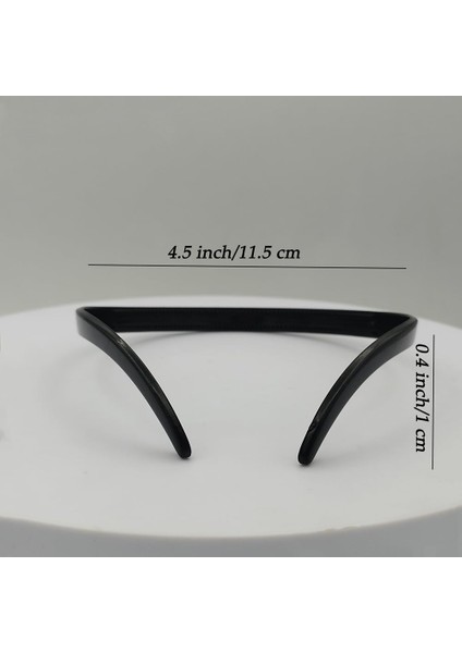 Pcs Tight Fitting Headband Comfortable Plastic Fashion Headband Non-Slip Shark Teeth Thin Hair Accessories Suitable For Women Wearing Glasses (Yurt Dışından) modelleri