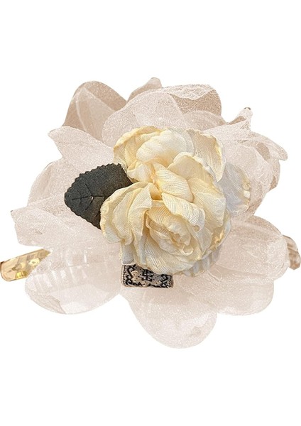 French Rose Flower Hairpin Hair Accessories Women's Spring Party Hairpin (Yurt Dışından)