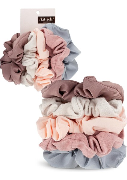 Women's Satin Headbands - Softer Than Silk, Damage-Free Ponytail Headbands | Eucalyptus 6 Pcs (Yurt Dışından)