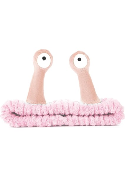 Face Washing Headband Palm And Snail Spa Hairband Makeup Headband Women's Cartoon Cute Coral Fleece Elastic Headband Creative Hair Accessories For Beauty Skin Care (Yurt Dışından)