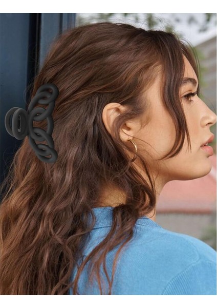 Thin Hair Hair Clips 8 Pieces Claw Clips For Thin Fine Hair Medium Hair Clips Women Hair Accessories Non-Slip French Design Hair Clips Banana Clips (Yurt Dışından) modelleri