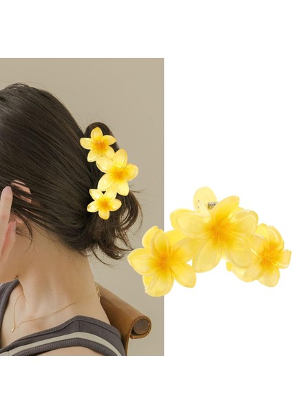 Flower Hair Clips For Women And Girls, Large Size, Strong Fixing, Non-Slip Flower Claw Clips, Suitable For Thick And Thin Hair Accessories (Yurt Dışından) fiyatları