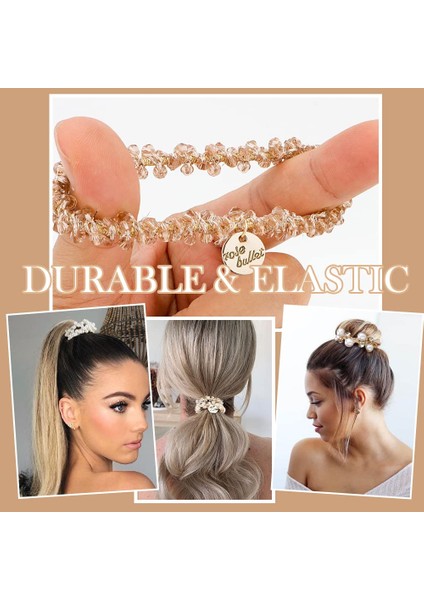 Pcs Hairband Elastic Hairband Fixed Hair Rope Elastic Handmade Bohemian Hair Accessories Suitable For Women Girls (Yurt Dışından)