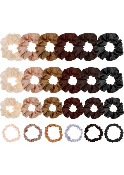 24PCS Satin Silk Headbands Women Soft Headbands Fashion Headband Cord Elastic Cute No Damage Headbands Women Girls Hair Accessories Decoration (Yurt Dışından)