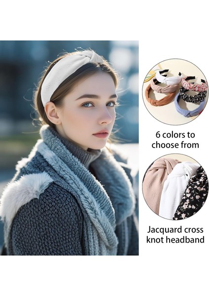 Pcs Women's Knotted Headband Non-Slip Women's Headband Fashion Cute Hairband Women's Wide Headband Non-Slip Hair Accessories (Yurt Dışından) modelleri