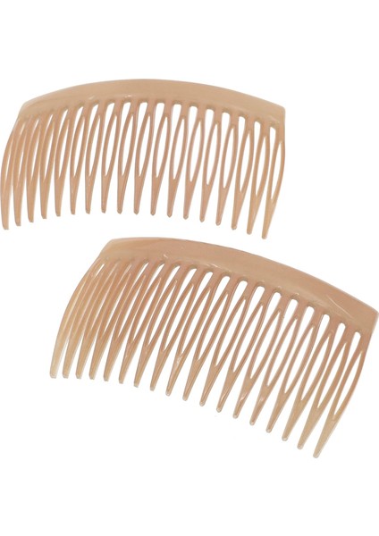 French Hair Comb Curved Beige French Twist Hair Comb Decorated Strong Fixed Hair Clip Suitable For Styling Girls Hair Accessories (Yurt Dışından)