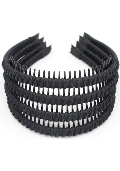 Fashion Floral Teeth Headband Comb Hair Accessories Non-Slip Headband Soft And Comfortable Headband For Women/girls (4 Colors) (Yurt Dışından)