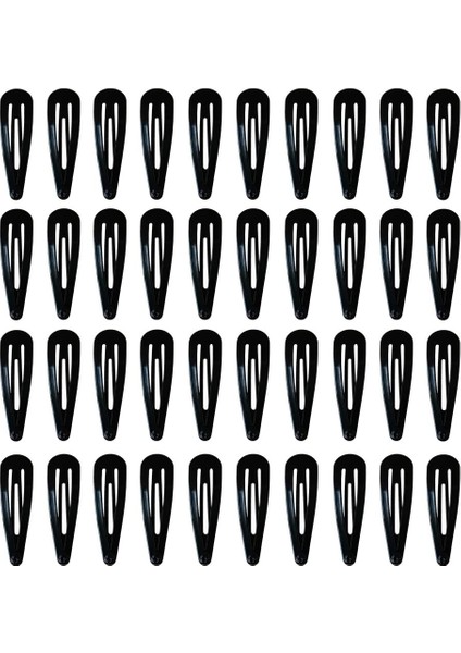 40 Pieces Black 2 Inch Hair Clips Women Metal Snap Hair Clips Accessories (Yurt Dışından) fiyatları