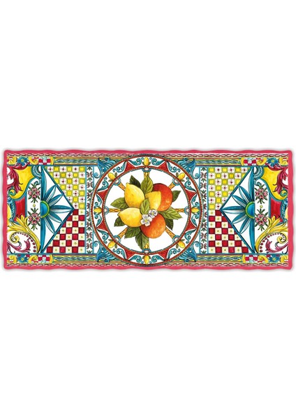 Sicily Tepsi 49 cm x 20 cm Turuncu