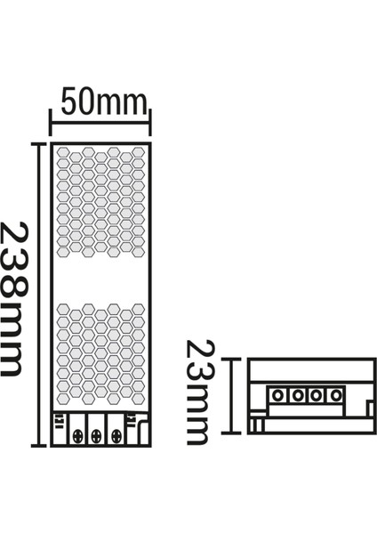 MX-3032 30A 360W Slim Kasa Şerit LED Trafosu