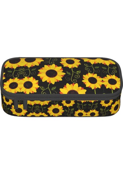 Büyük Kapasiteli Baskı Kalem Kutusu Büyük Kalem Kılıfı Ofis Malzemeleri Için Kırtasiye Kalem Çantası-Stil 1 (Yurt Dışından)