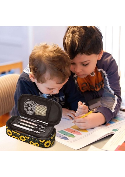 Büyük Kapasiteli Baskı Kalem Kutusu Büyük Kalem Kılıfı Ofis Malzemeleri Için Kırtasiye Kalem Çantası-Stil 1 (Yurt Dışından) indirimleri