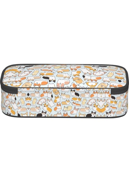 Büyük Kapasiteli Baskı Kalem Kutusu Büyük Kalem Çantası Ofis Malzemeleri Için Kırtasiye Kalem Çantası-Stil 19 (Yurt Dışından) fırsatları