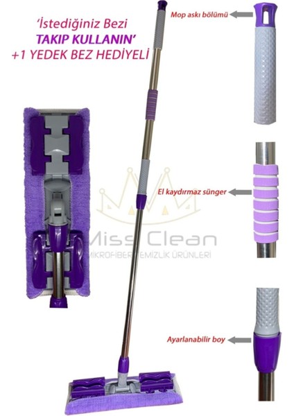 Live Blue Missclean Mop Mikrofiber Mob