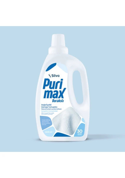 Purimax Doğal İçerikli Çamaşır Yumuşatıcı 1500 ml